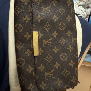 Louis Vuitton Brown and Gold Monogram Bag